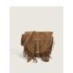 CHARHP & KEJNT Tassel Bag Handmade Suede Saddle Bag Retro All-match Ethnic Style Single Shoulder Crossbody Bag