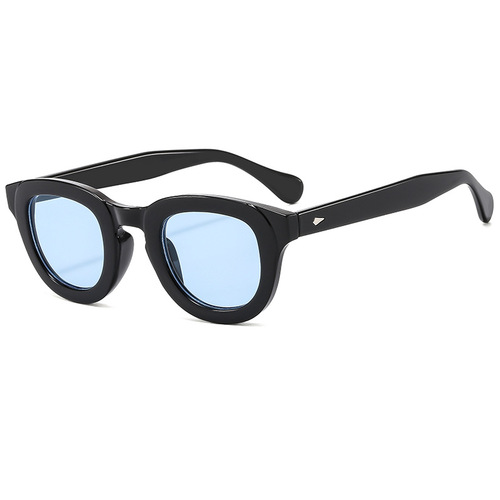 Elegant versatile 3789 meters nail European and American Korean version anti-blue light flat lens minority spicy girl anti-ultraviolet sunglasses 