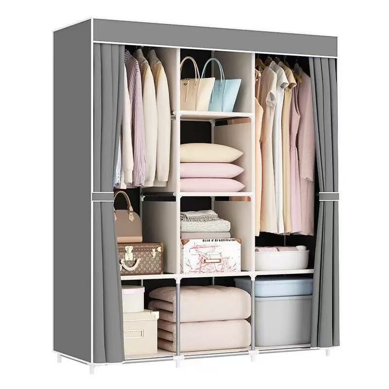 Cortina de tracción gris plateado