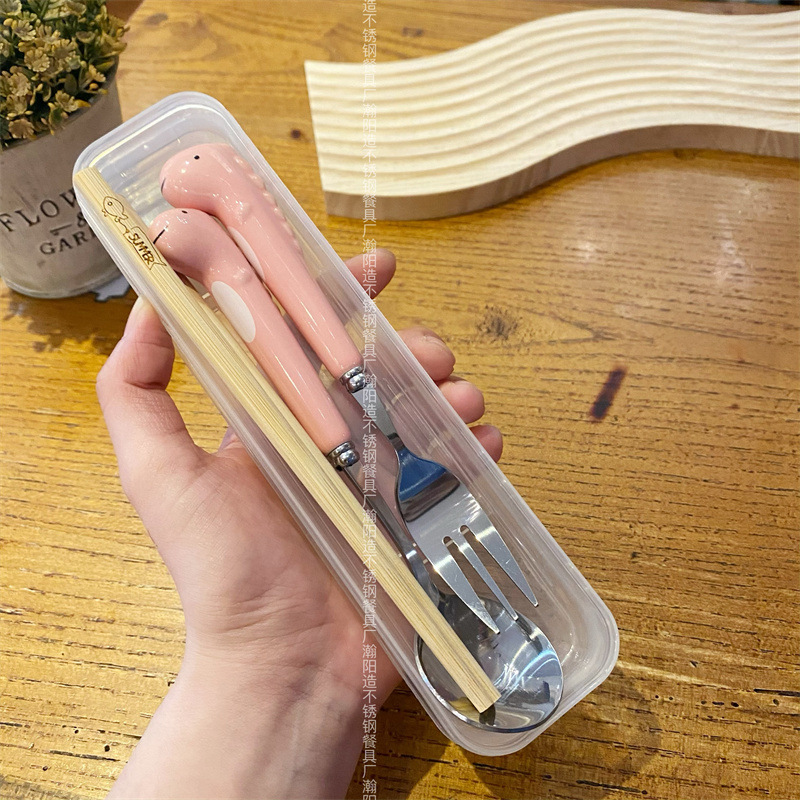 분말 공룡 3 종 세트 (투명 박스)