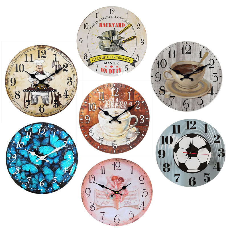 2D sin marco pintura flor reloj de pared redondo de 10 pulgadas reloj electrónico minimalista creativo hogar escaneo segundo reloj de venta caliente transfronteriza