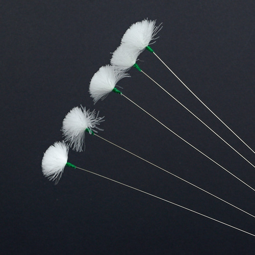 Ear picking tools silver needle goose feather stick to pick out the ear hair and tickle goose feather stick set technician professional tools wholesale