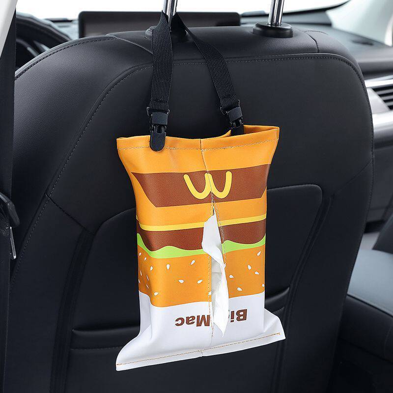 Other – Car tissue box/set Tissue Box Automotive Paper Box - clip-burger-car-tissue-cover