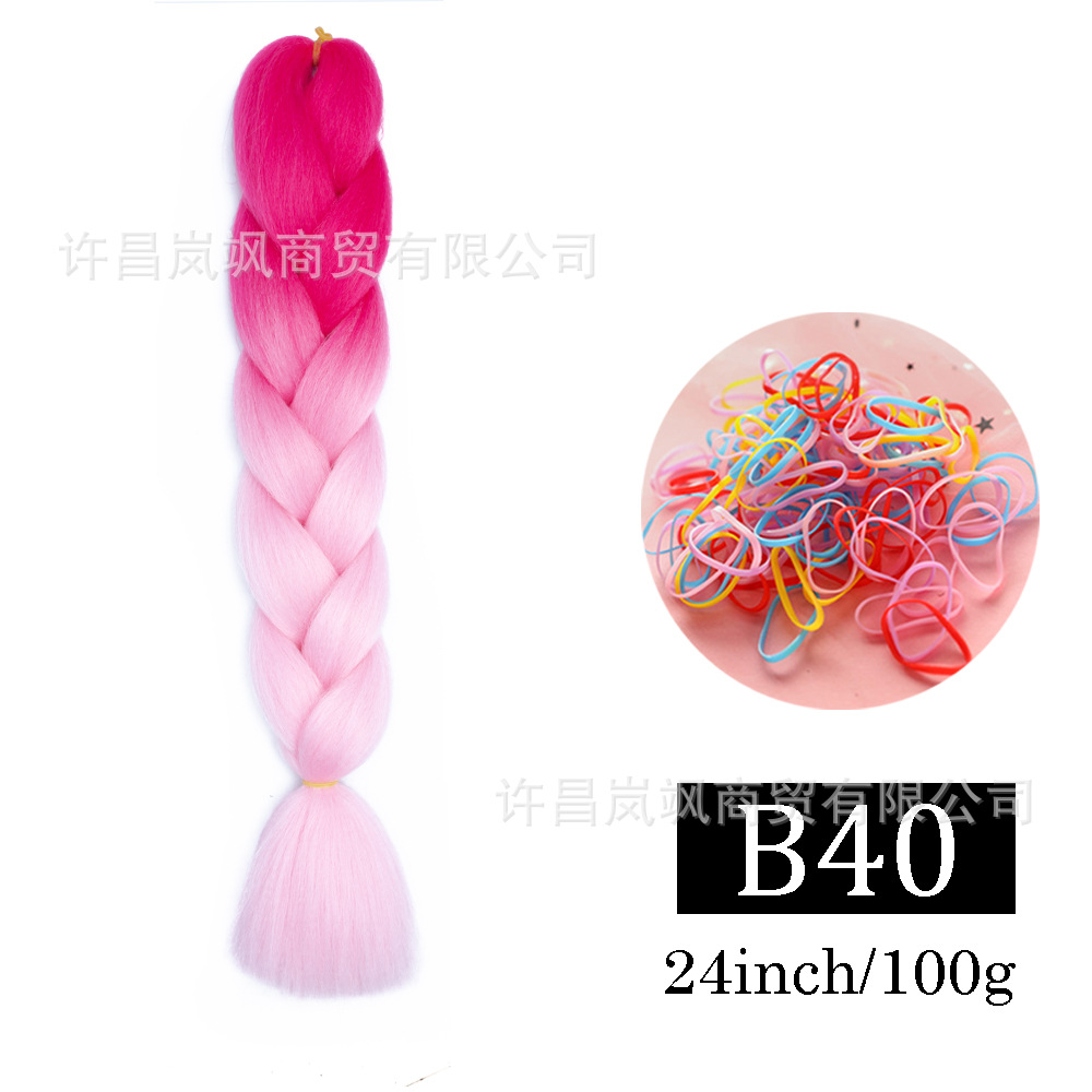 Peluca de trenza grande africana, color, trenza sucia, cuerda para el cabello, degradado, fibra química, trenza grande, reggae, hip-hop, trenza sucia, trenza