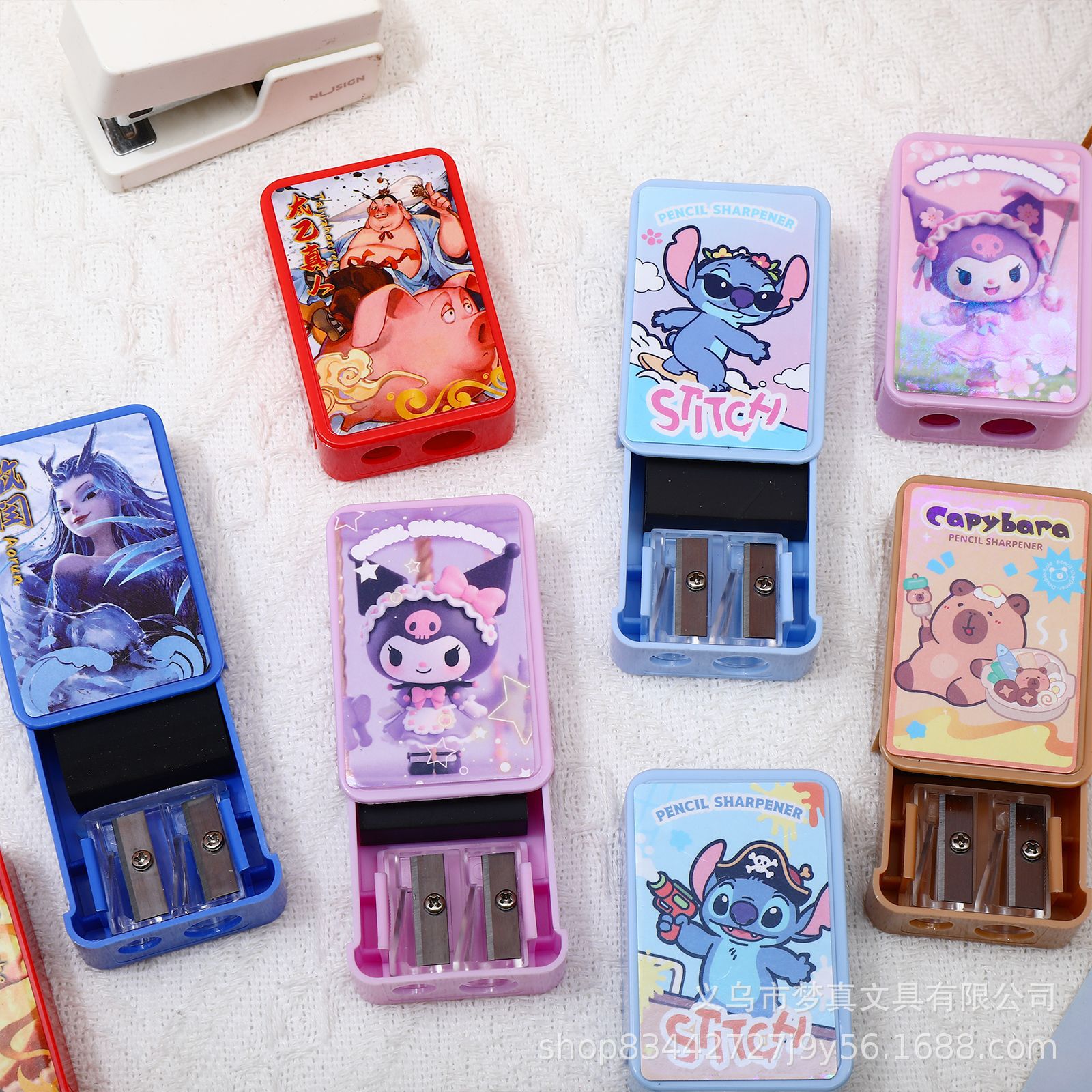 Cartoon eraser, high quality handheld small sharpener for students