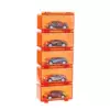 Transparent Red-3rd Generation Car Model-5 Pack