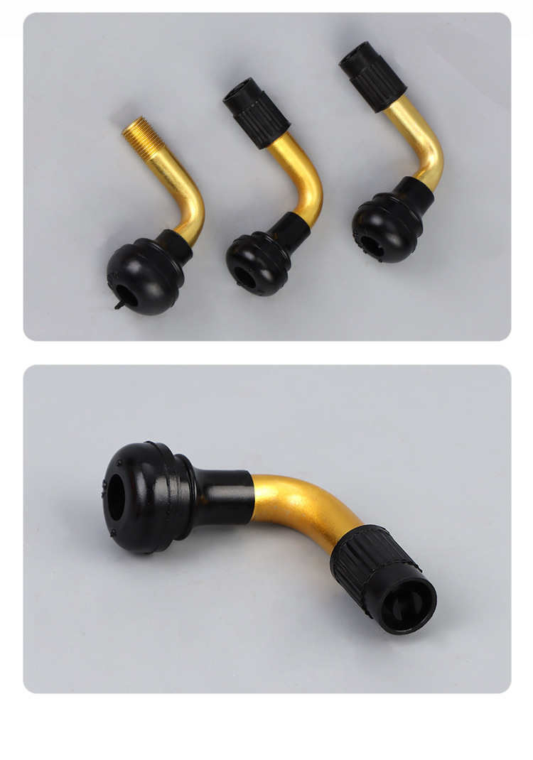 Mike Electric Motorcycle Valve Core for Motorcycle and Electric Vehicle Tires, Bent Valve Nozzle