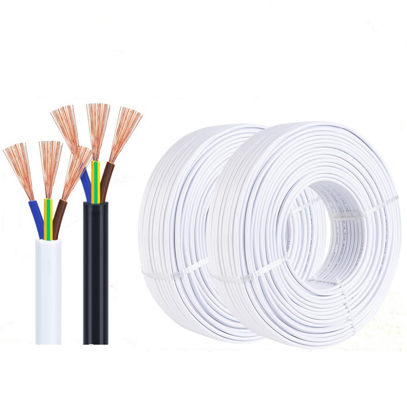 澳标3*2.5电缆白色护套线圆头电源线耐磨三芯软套橡胶线