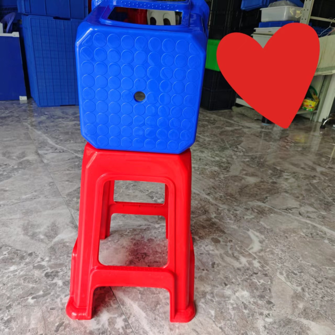 厂家直供塑料方凳大排档 家用高凳 豪华椅 仓库 车间