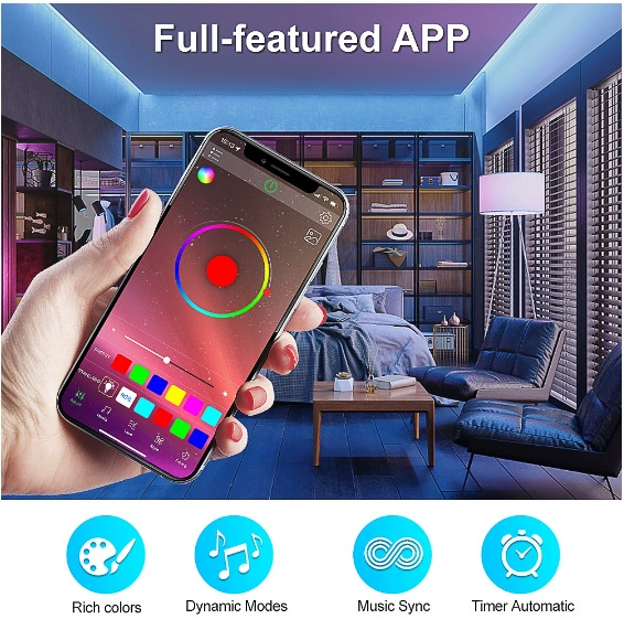 USB светодиодные ленты светодиод USB набор водонепроницаемая RGB световая лента с атмосферным светом