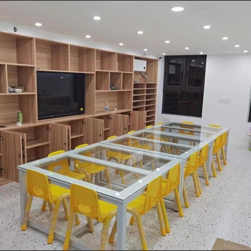 Professional Studio Table, Large Study Table, Training Class Calligraphy Handmade Table, Kindergarten Painting Table, Children's Art Glass