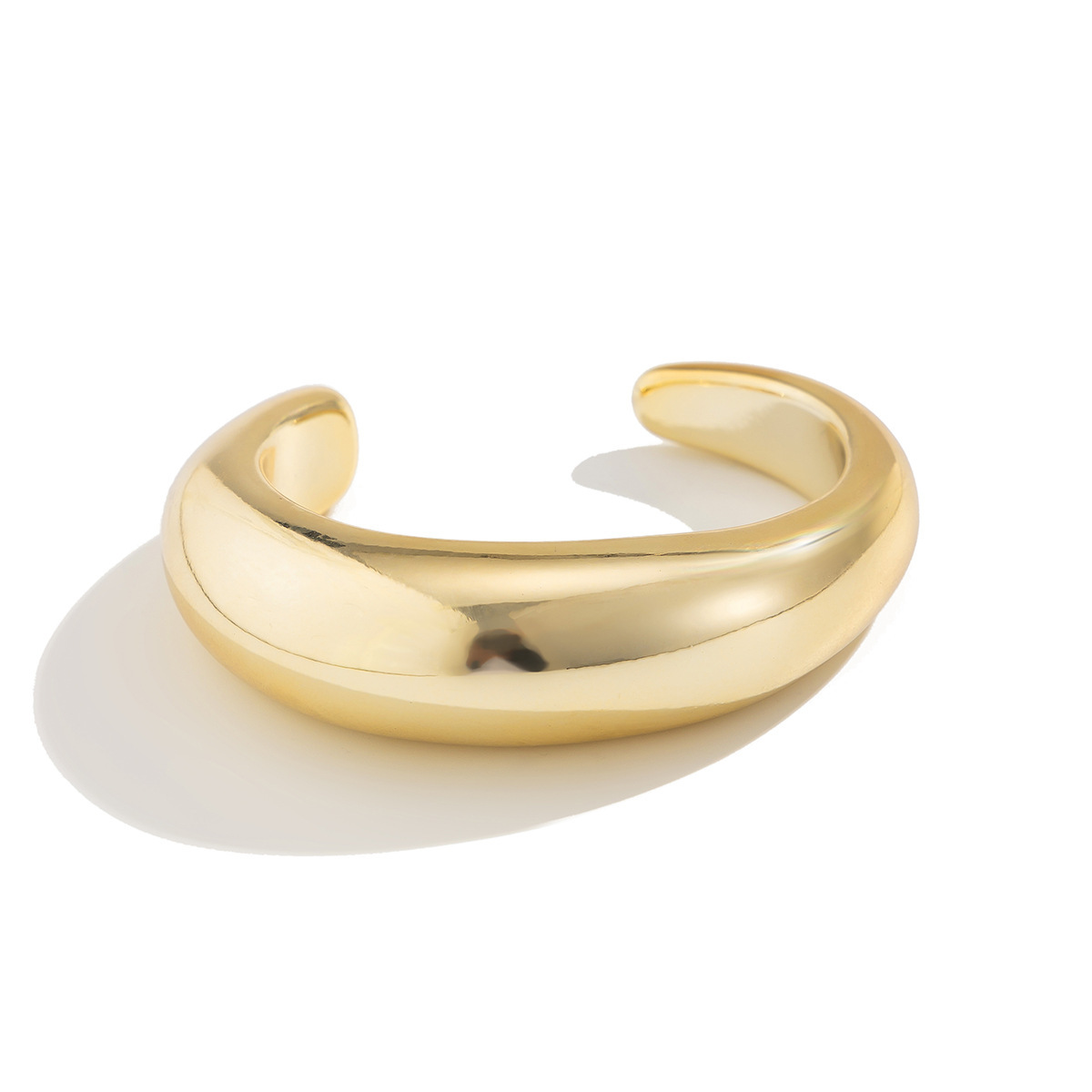 GeometricSmooth CCB Bracelet Brazalete brillante transfronterizo Joyas abiertas de acrílico europeo y americano