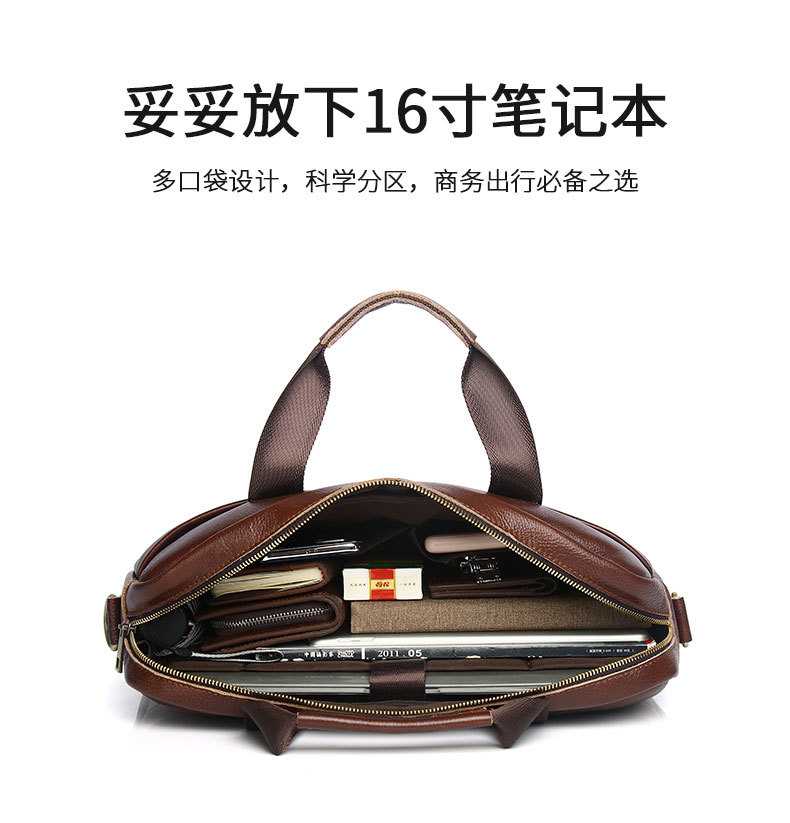 B9800 1020K TÚI XÁCH NAM GUATDLE TÚI ĐỰNG MÁY TÍNH PHONG CÁCH ÂU MỸ TÚI XÁCH VÍ NAM DA BÒ G03 SẢN PHẨM MỚI
