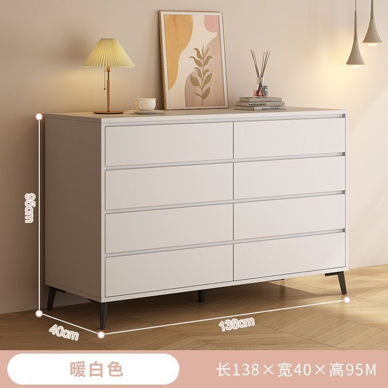 Fábrica directa E0 clase armario dormitorio estilo francés crema cama de aire armario de cola sala de estar contra la pared armario de almacenamiento simple cinturón image 7