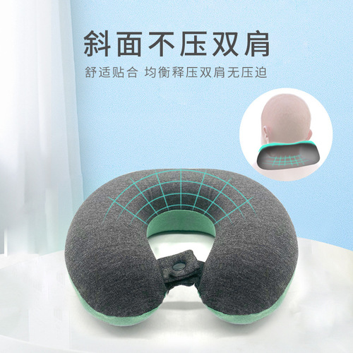 Memory Foam Children's Pillow Baby Baby U-Shaped Pillow Travel Car Headrest Child Neck Protector Neck Pillow U-Shaped Pillow Wholesale