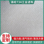 涤纶耐酸碱734工业滤布 单层复织丝高温过滤布 现货批发