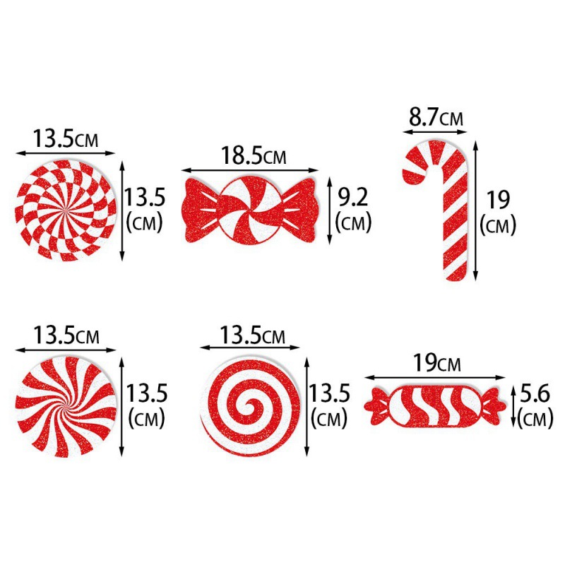 Nuevos productos de Navidad fiesta decoración de flores botones de flores tema de caramelo fiesta de invierno diseño de flores de flores enchufe