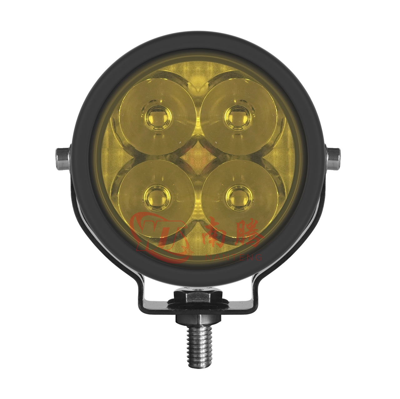 Nanteng foco LED para motocicleta de siete cuentas, bocina intermitente, luz antiniebla para motocicleta, luz auxiliar, luz fuerte, luz de pavimentación, superbrillante