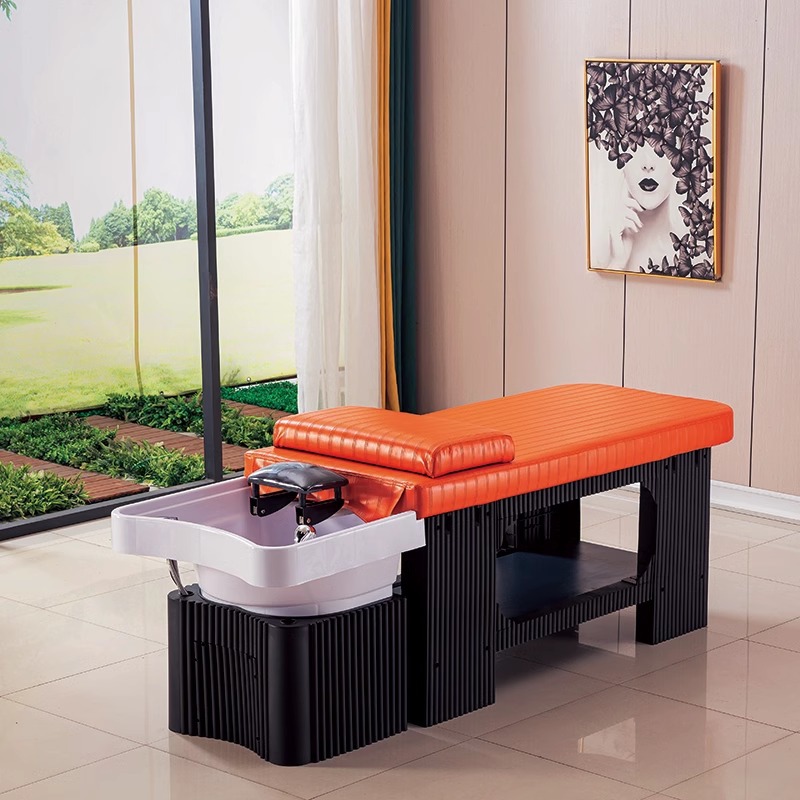 오렌지 가죽(흰색 사각형 세면대)