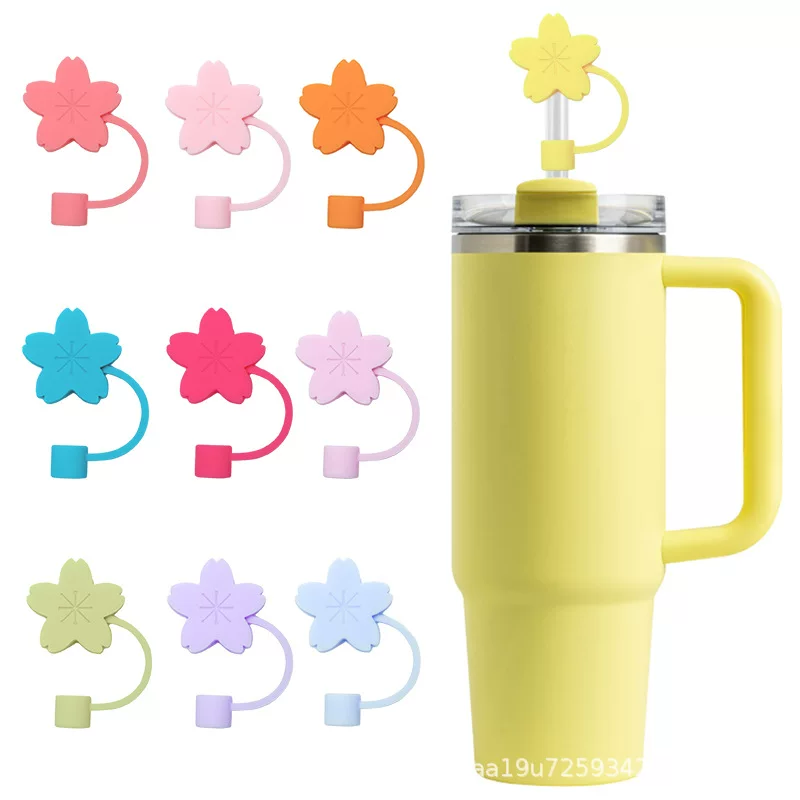 (Cross-border trading), silicone dustproof straw, universal decorations, set, 10mm