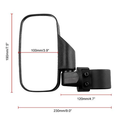 UTV universal mirror black – Car mirror