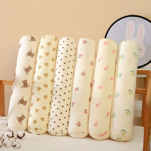 ins new cylindrical pillow baby side lying anti-vomiting baby long cushion children anti-collision fence pillow