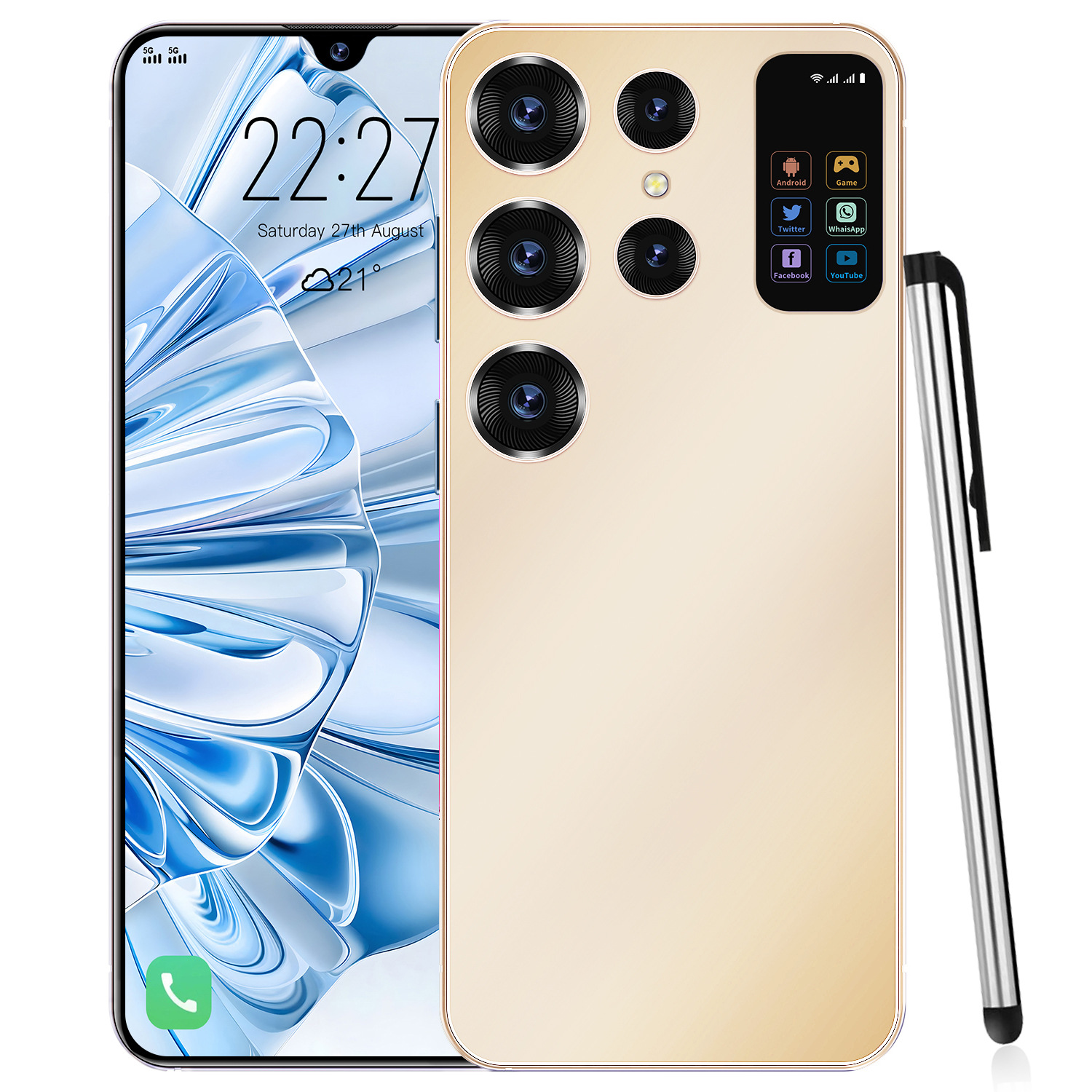 S24 Ultra跨境智能手机7.0寸穿孔高清屏16+1T内存外贸电商批发