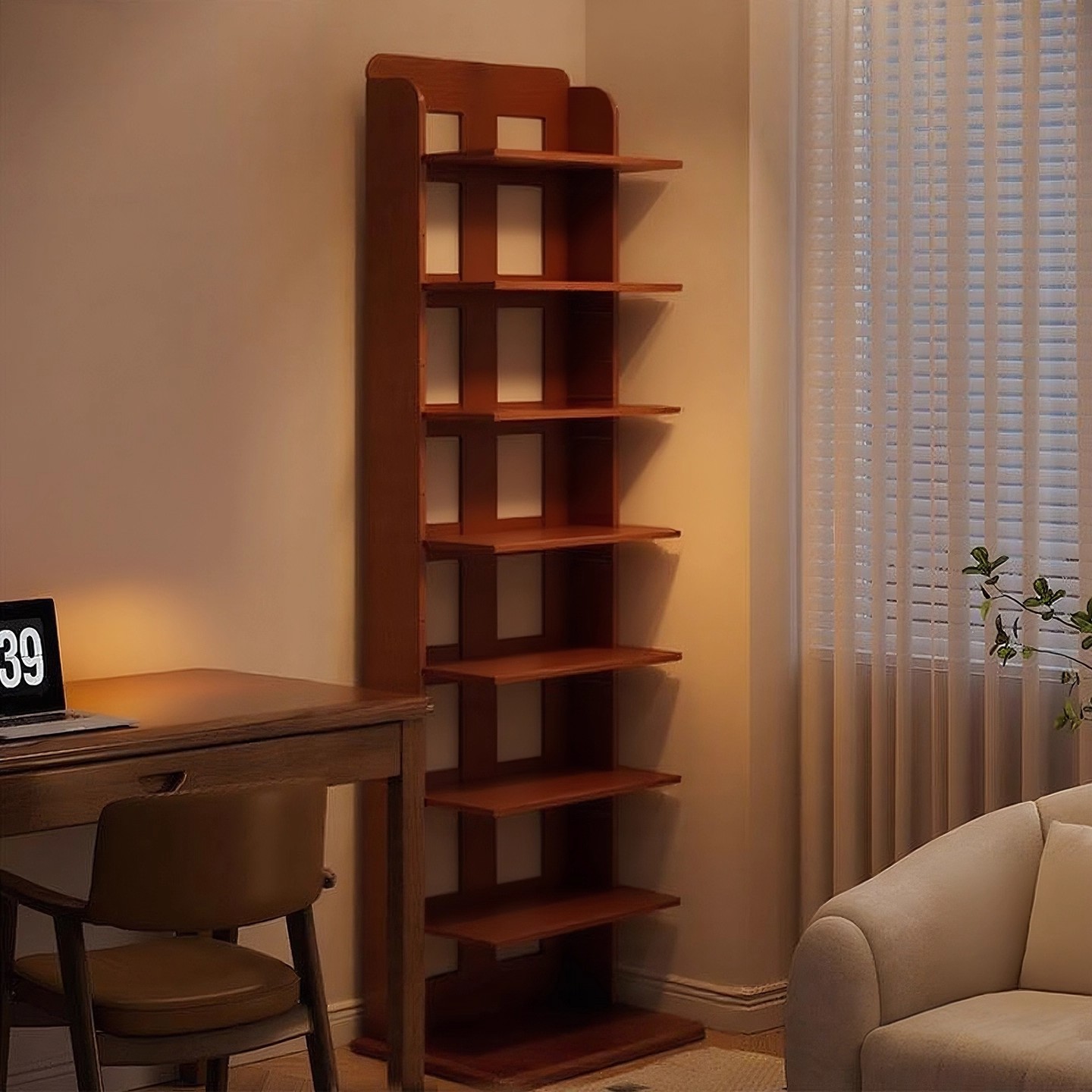 Marco de esquina de madera maciza LEGO caja ciega estante de almacenamiento estante de modelo de estante de exhibición estante de estante