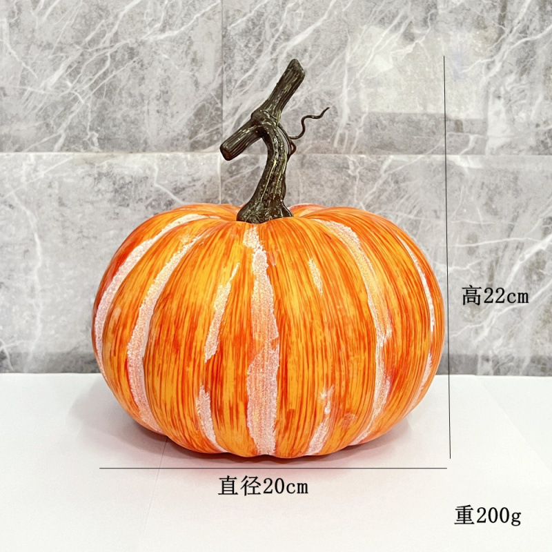 仿真水果仿真南瓜模型塑料蔬菜道具装饰万圣节商场橱窗摆件|undefined