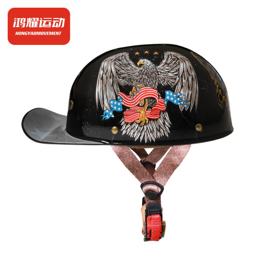 3c certified retro personalized baseball cap helmet cycling helmet unisex summer motorcycle helmet wholesale manufacturer