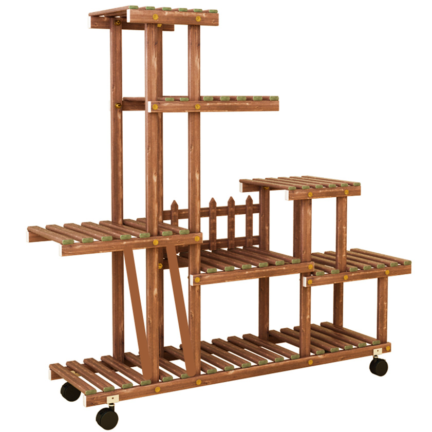L type + fence + reinforced diagonal brace + universal wheel