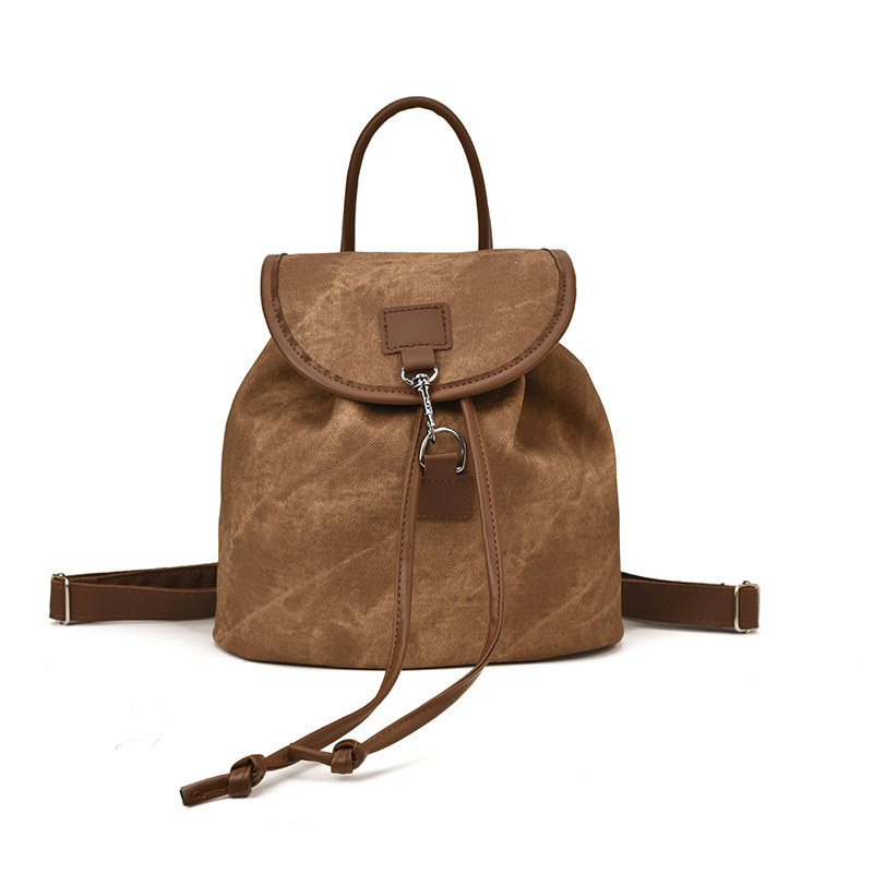 Gran capacidad de viento británico 2025, simple otoño nuevo estilo de textura casual de moda viaje viaje viaje mochila