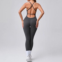 U 42864 Adjustable Strap Back Yoga Suit �����٤��