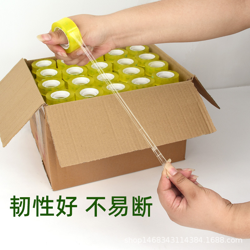 No es fácil de romper la cinta floral de alta cinta adhesiva papelería estudiante papelería transparente pequeña cinta completa al por mayor