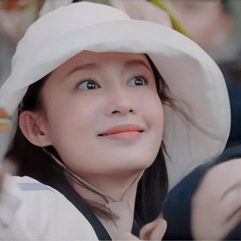 花儿与少年李沁同款系带大檐渔夫帽户外出游百搭防紫外线透气帽子|undefined