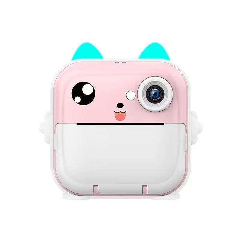 Polaroid para niños transfronterizos Cámara de impresión de preguntas incorrecta Mini cámara digital SLR de doble lente Impresora fotográfica