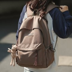 カレッジスタイルランドセル女子大生シンプルトラベルバックパック大容量コンピュータバッグ軽量高校生バックパックトレンディ