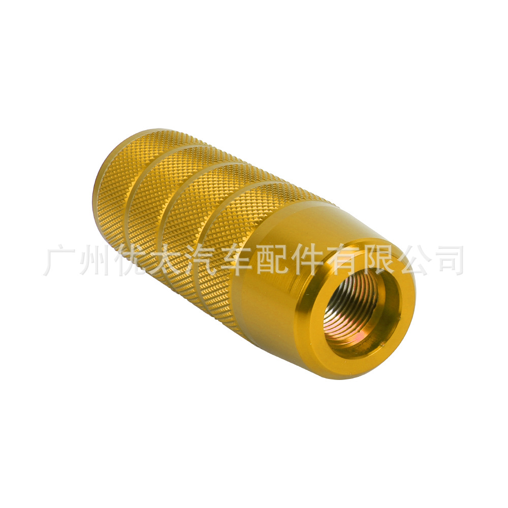 Modificación del coche auto-Manual de engranajes 9,5 cm cabeza del engranaje moleteado helado hornear azul colorido cabeza del engranaje de aleación de aluminio