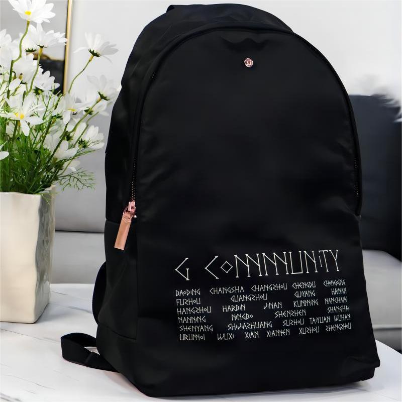 Transfronterizos personalizados de gran capacidad ocio mochila de hombro de viaje ligero estudiantes de viaje personalizados mochila de poliéster reciclado