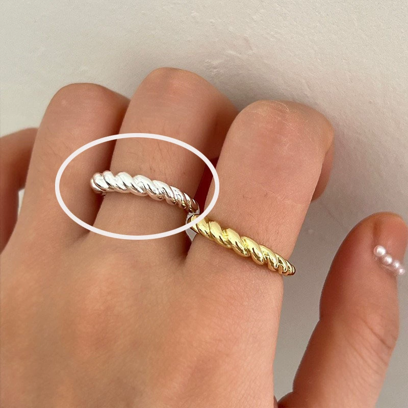 Adjustable Ring, 925 Silver Sample, Universal Fit, Light Luxury Style