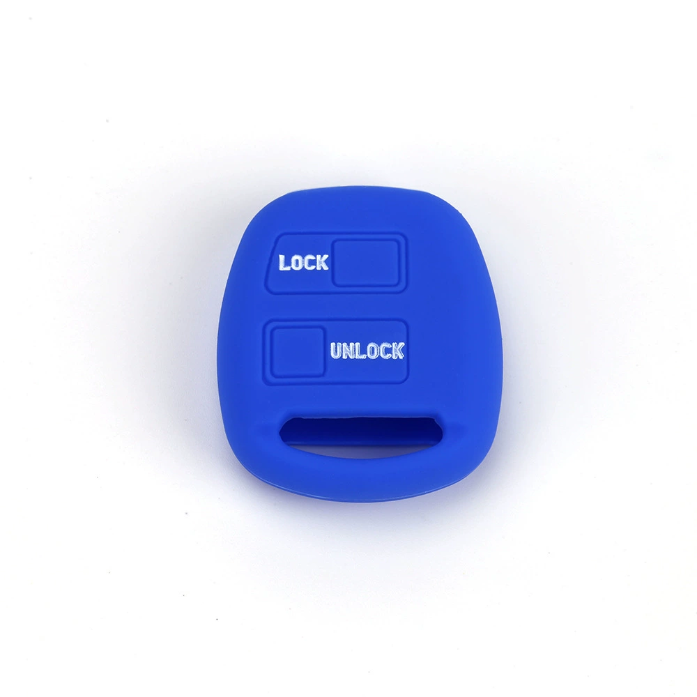 Подходит для Toyota Rav4, прямой 2-х ключевой чехол для ключей Camry, силиконовый чехол для ключей, противоскользящий чехол для ключей