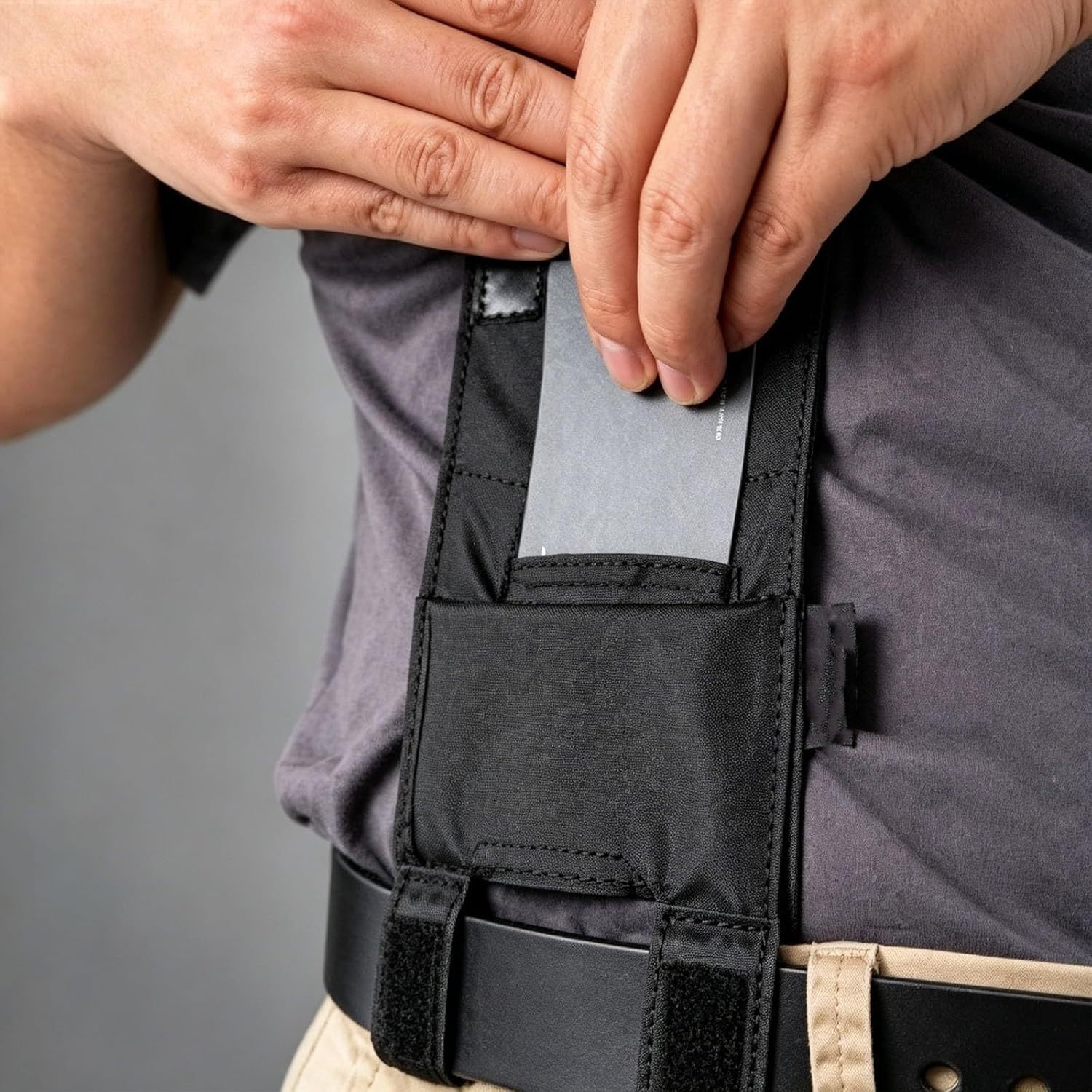 Cross-border creativo Slim Belt Wallet - Zero Bulk conveniente mini cartera de cinturón práctica
