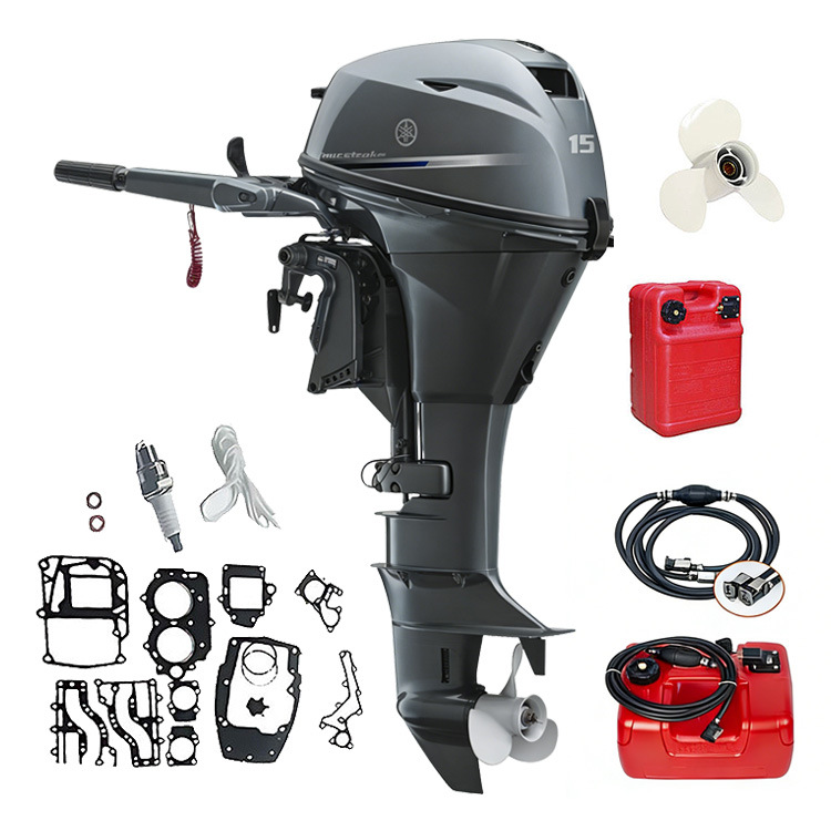 4-stroke 15HP outboard motor for fishing boats and inflatable boats, small quantities can be customized