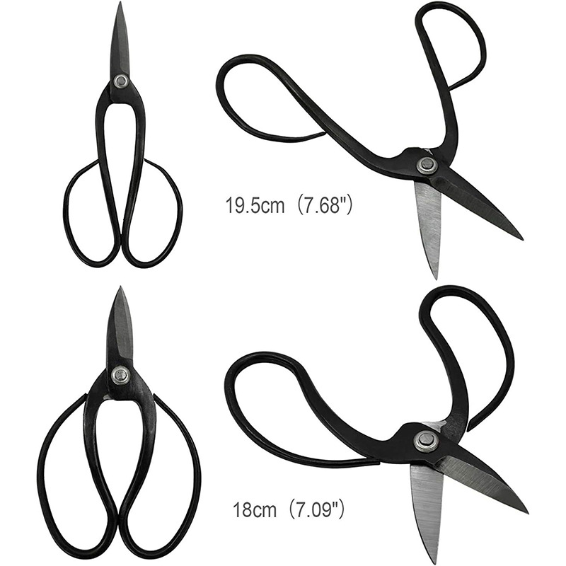 12 unids set jardinería bonsai herramientas traje de acero al carbono jardín planta poda kit tijeras en maceta traje