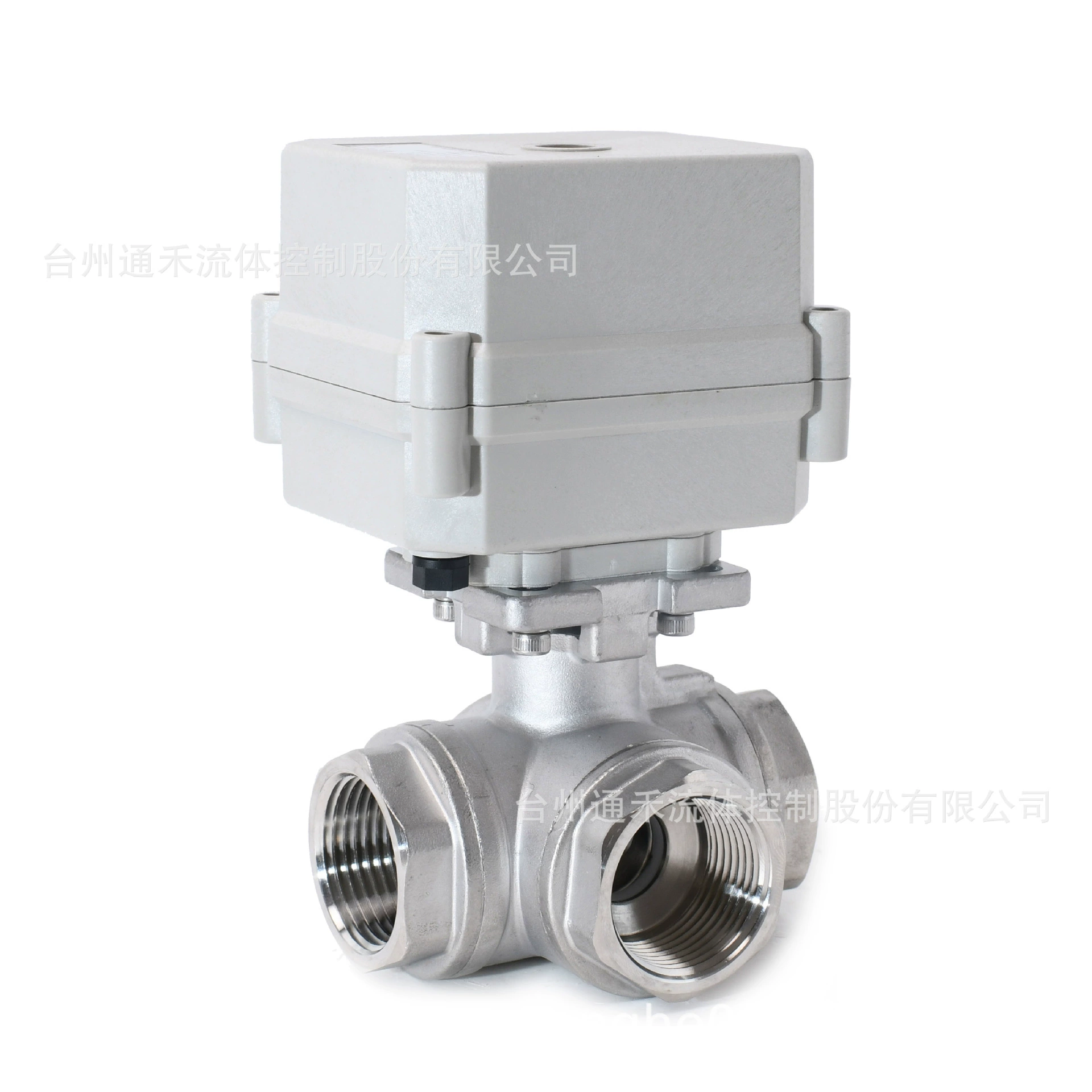 Tonghe 4 точки 6 точек 1 дюйм трехходовой шаровой кран из нержавеющей стали L-тип T-провод Пряжка внутренняя резьба Трехходовой Электрический шаровой кран