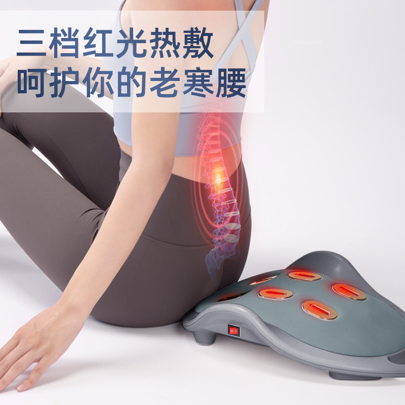 腰椎緩和器腰マッサージ器牽引熱溶着パルス背中家庭用腰痛腰痛腰マッサージ神器|undefined
