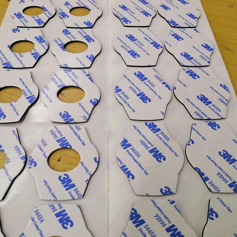 厂家现货eva泡棉胶垫泡棉双面胶EVA双面背胶模切成型泡棉胶贴