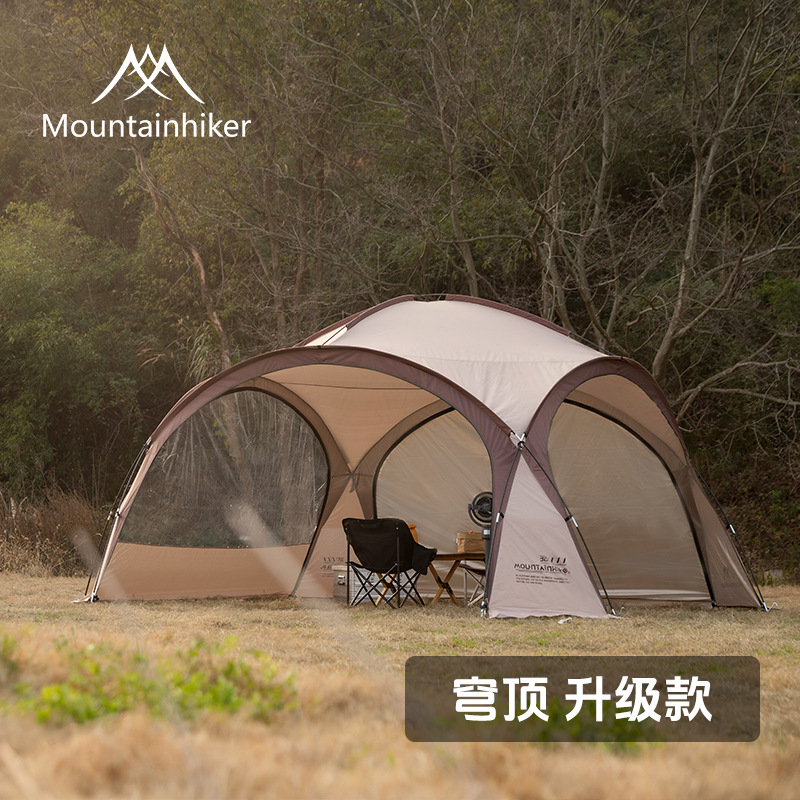 Mountain Guest Tuyue Outdoor Upgraded Zipper Dome Canopy Tent Outdoor Camping Pavilion-style Large Awning Dew