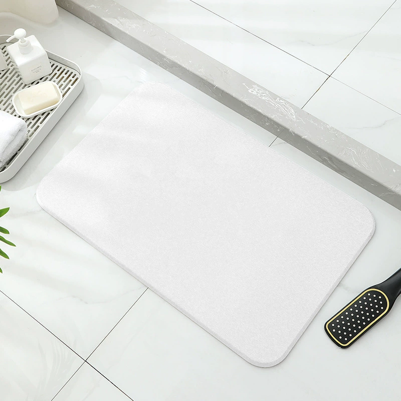Non-slip Quick-Dry Diatomaceous Earth Bath Mat, Water-Absorbent, Multiple Sizes (30×20–39×60 cm)