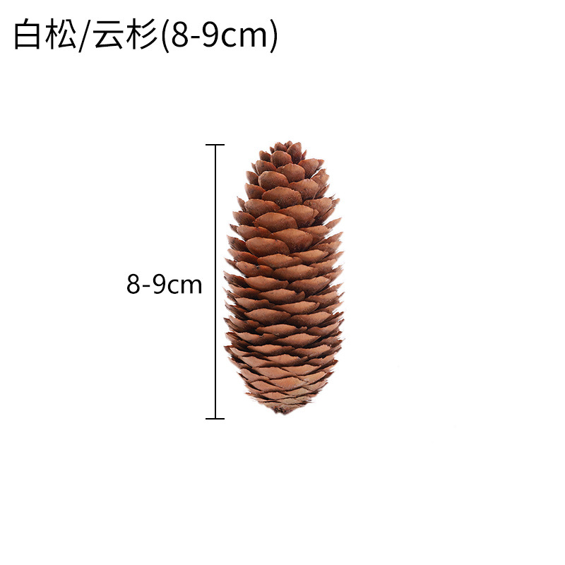 Navidad natural Pino cono árbol de Navidad colgante decoración de vacaciones colgante de Navidad accesorios de tiro guirnalda decoración al por mayor